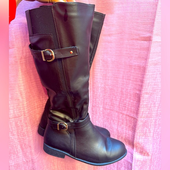 Wild Diva Shoes - Women's Black Riding 👢 - size 10